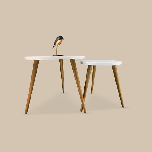 LOLA - 2 tables d'appoints scandinave