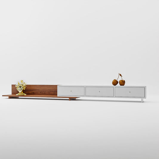 VOLUTES - Meuble TV Contemporain Modulable